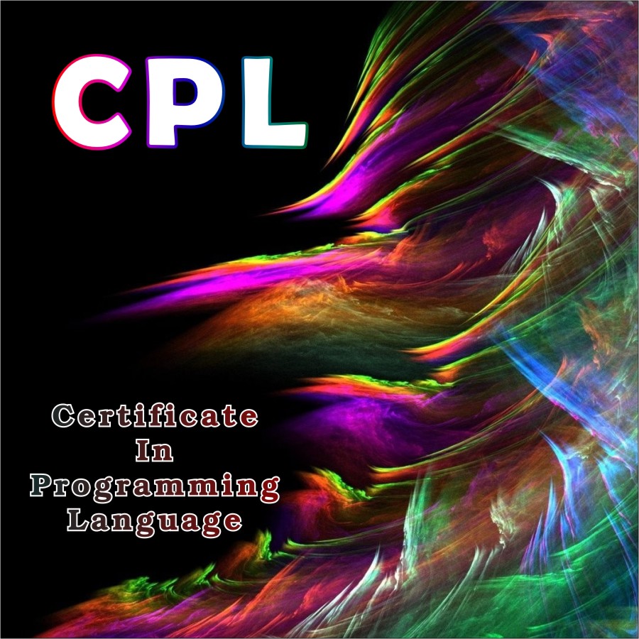 CERTIFICATE IN PROGRAMMING LANGUAGE